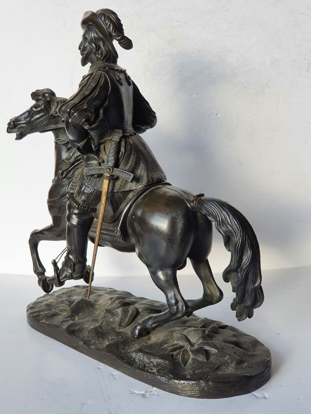 Very Fine Mid 19th French Bronze of possibly Henry IV of France View IX