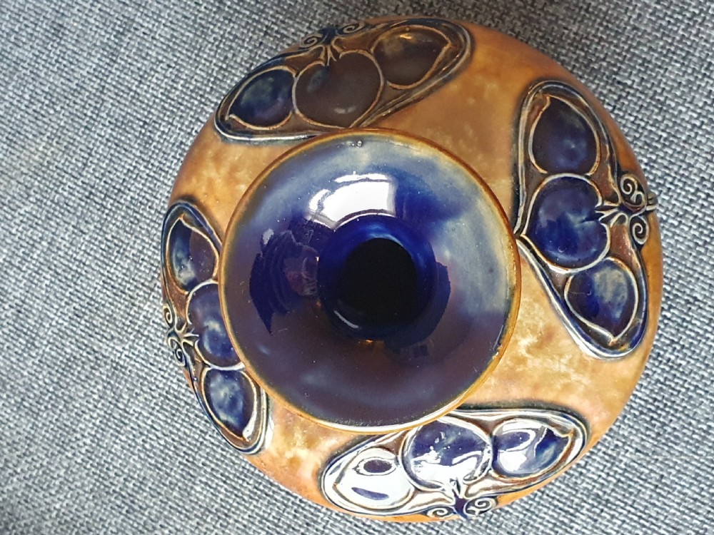 Attractive Royal Doulton Arts & Crafts Vase c1905 View III