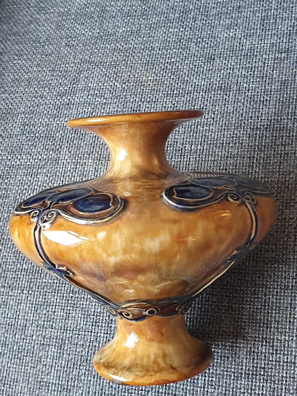 Attractive Royal Doulton Arts & Crafts Vase c1905 View VI