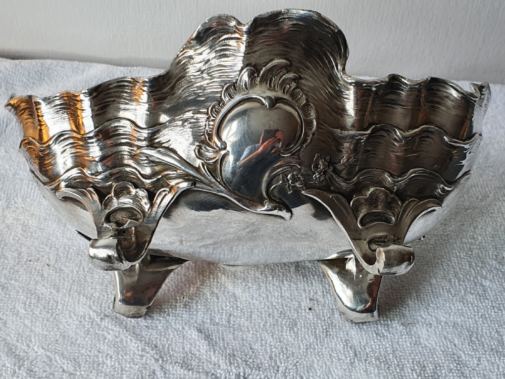 Beautiful Art Nouveau Silver Plated Fruit Dish View II