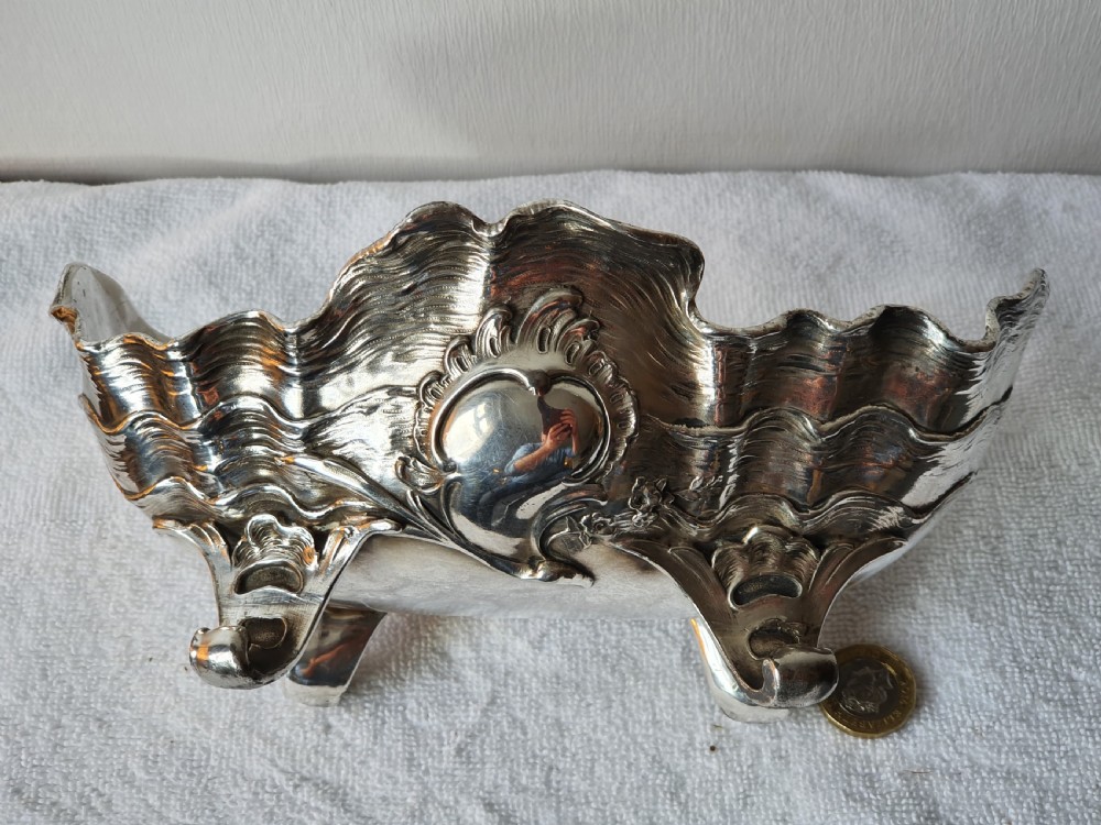 Beautiful Art Nouveau Silver Plated Fruit Dish View VI