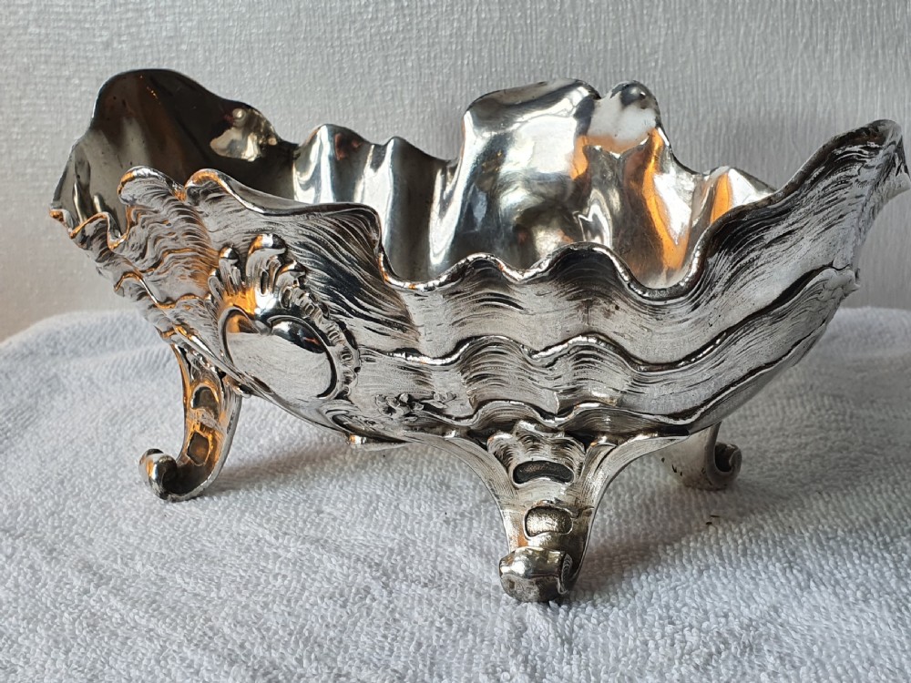 Beautiful Art Nouveau Silver Plated Fruit Dish View VII