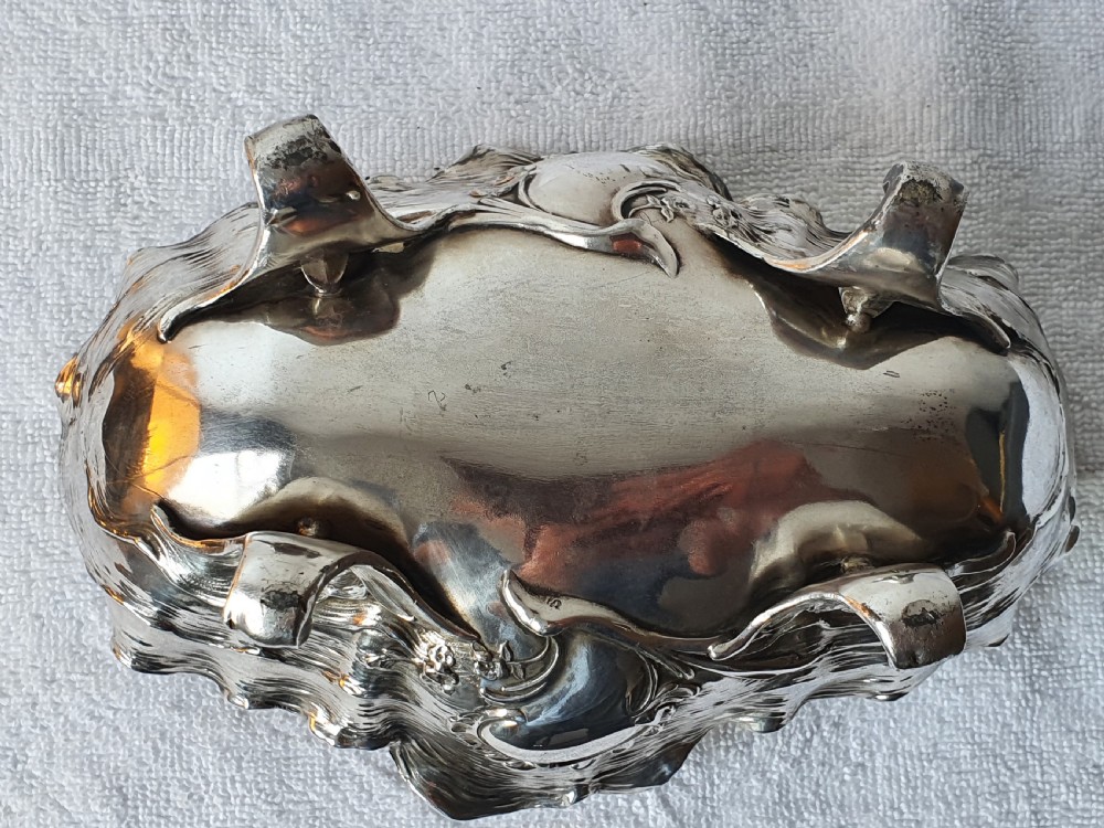 Beautiful Art Nouveau Silver Plated Fruit Dish View IX
