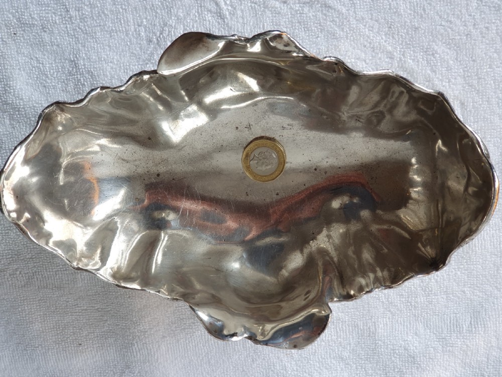 Beautiful Art Nouveau Silver Plated Fruit Dish View X