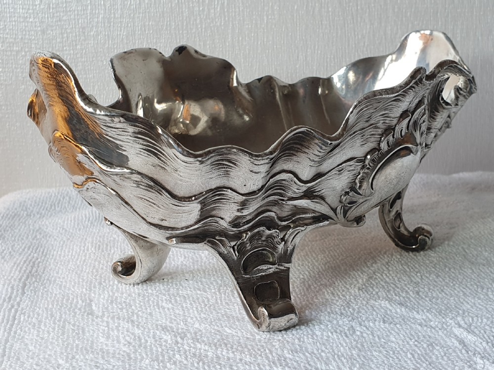 Beautiful Art Nouveau Silver Plated Fruit Dish View XI