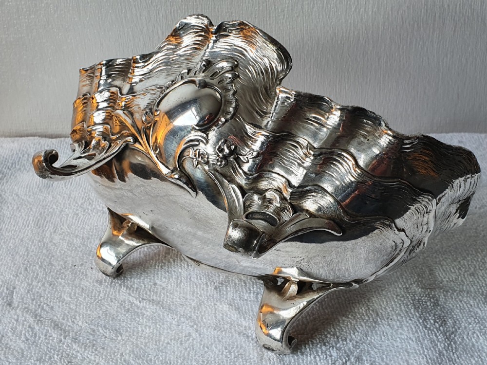 Beautiful Art Nouveau Silver Plated Fruit Dish View XII