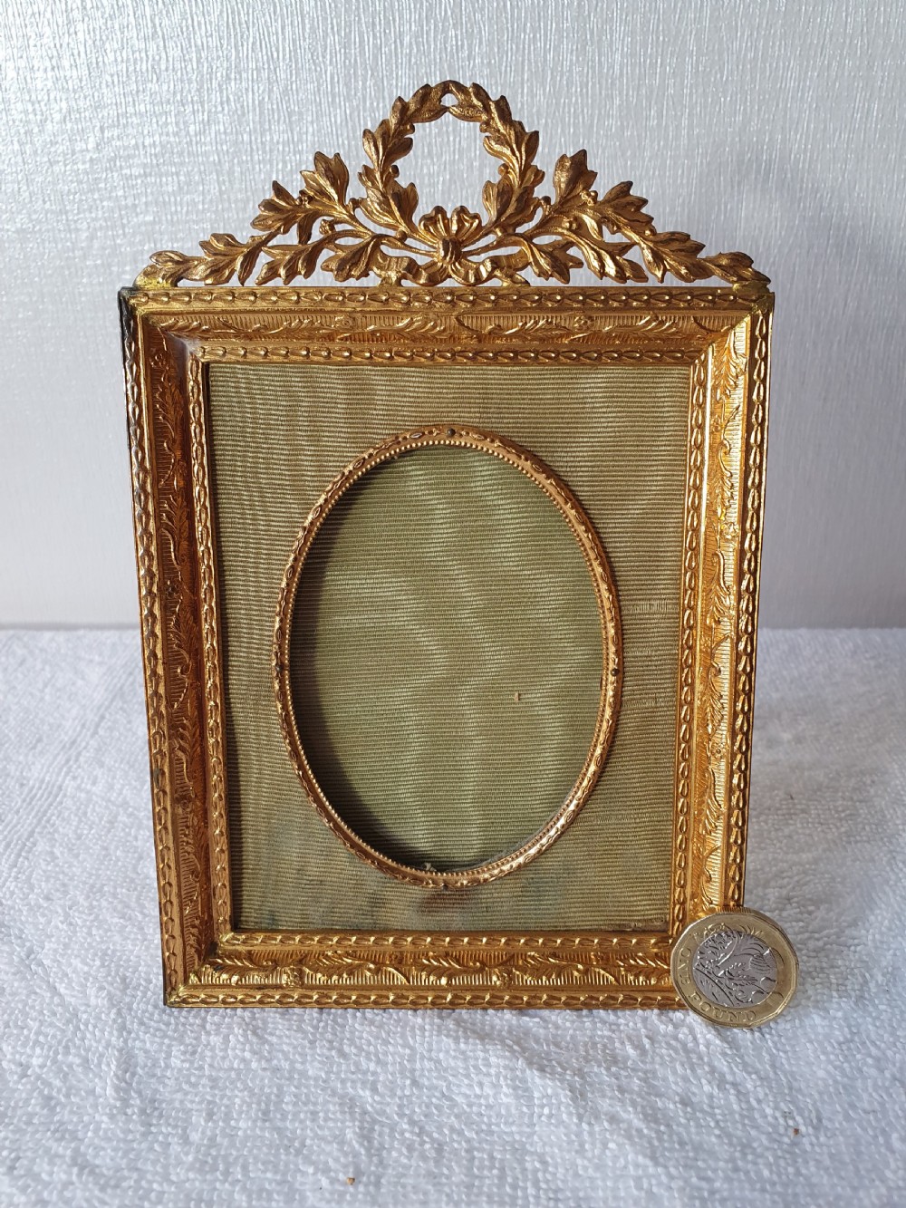 French Gilt Bronze Photo Frame C.1900 View V