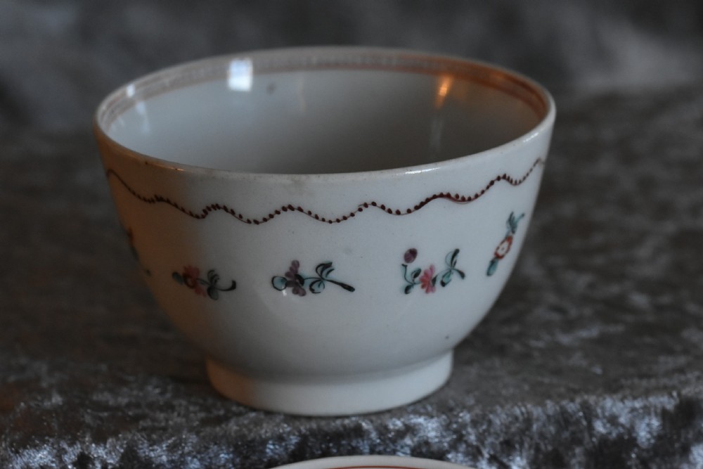 Exquisite 18th Century Tea Bowl & Saucer View IV