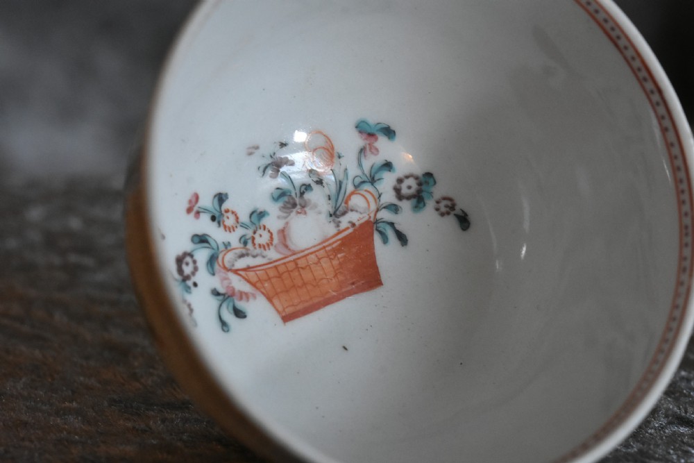 Exquisite 18th Century Tea Bowl & Saucer View VI