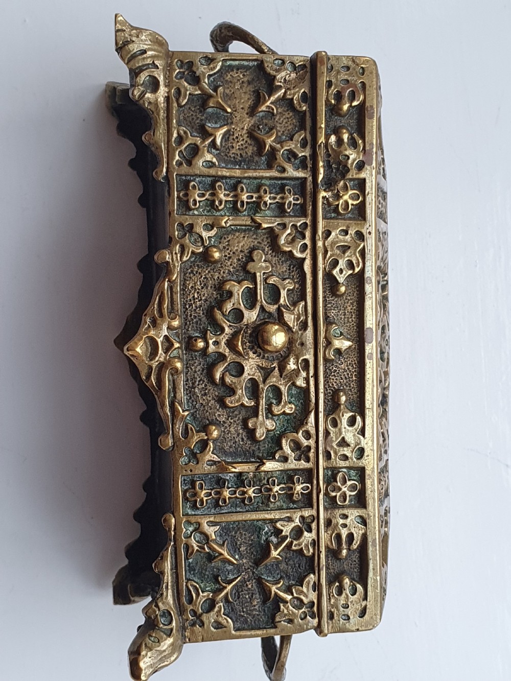Antique ornate French Bronze casket, jewellery box, treasure chest, trinket box View XIII