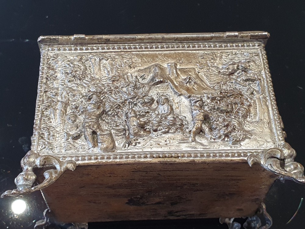 Beautiful Detailed Rare 19th Century 'A.B.PARIS' Jewellery Casket View IV