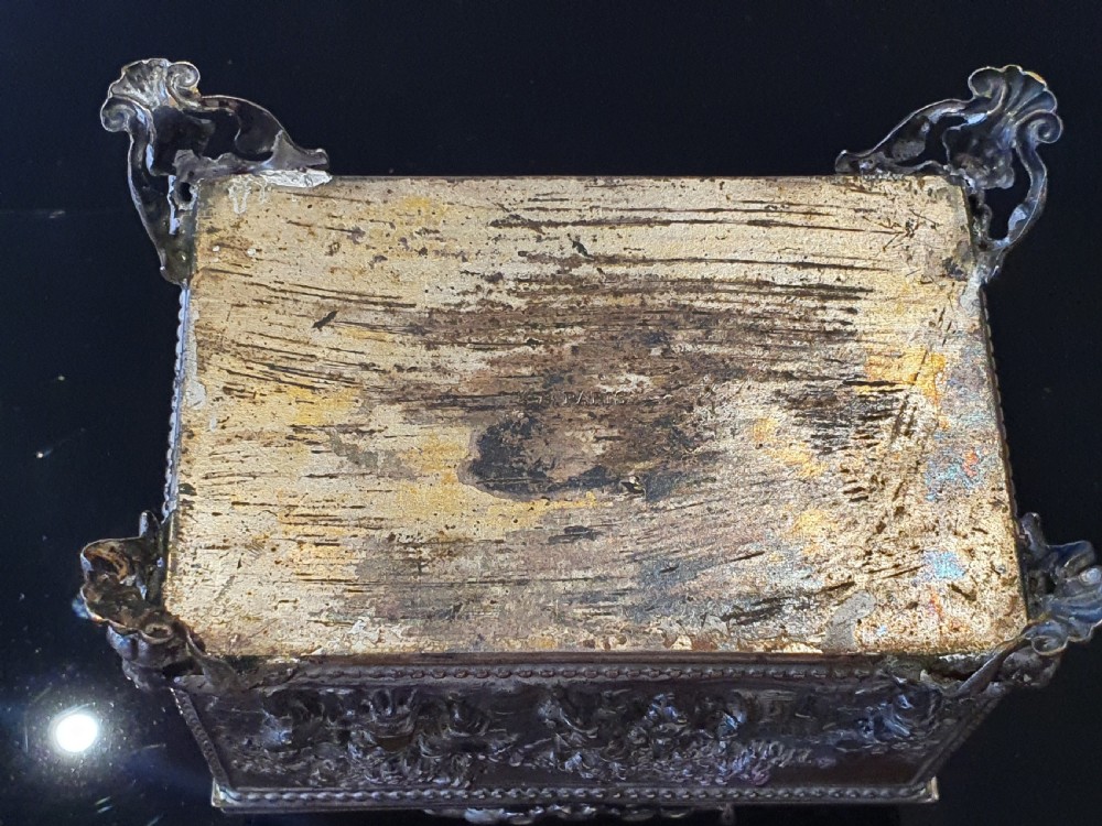 Beautiful Detailed Rare 19th Century 'A.B.PARIS' Jewellery Casket View VI
