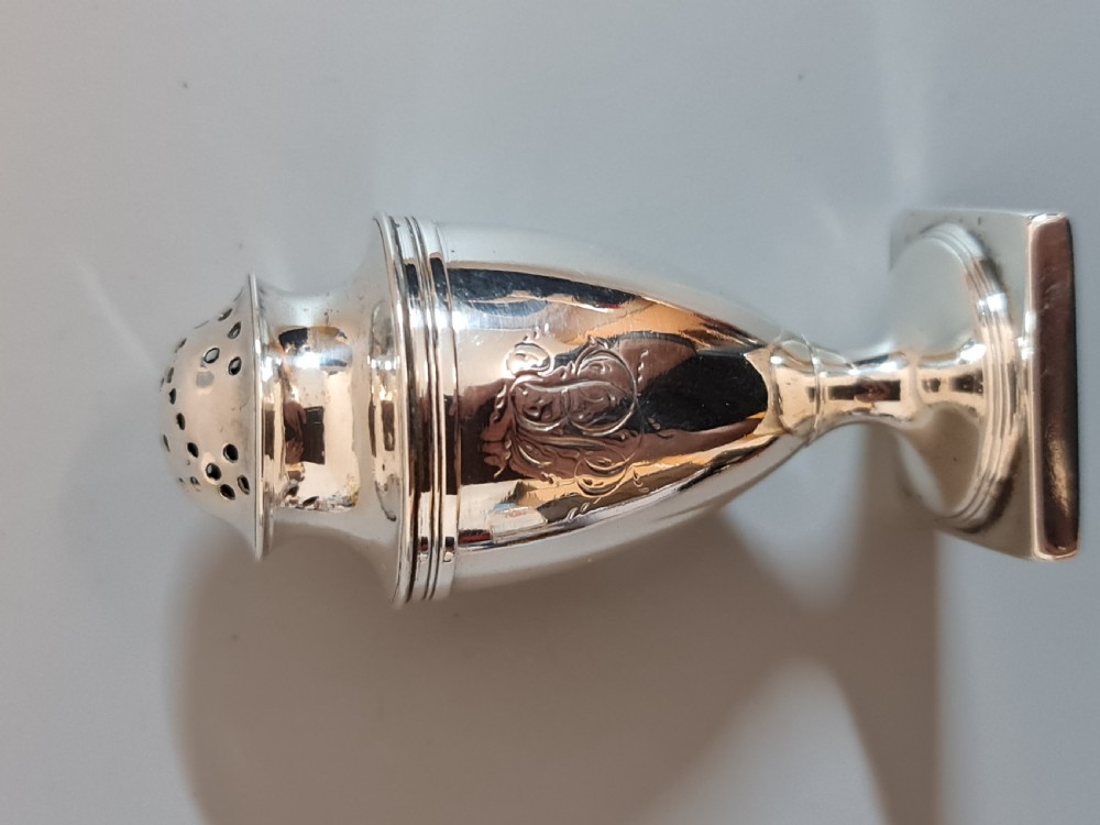 Beautiful Quality Rare Robert Hennell I HM Silver Pepper London 1790 - Immaculate View XIII
