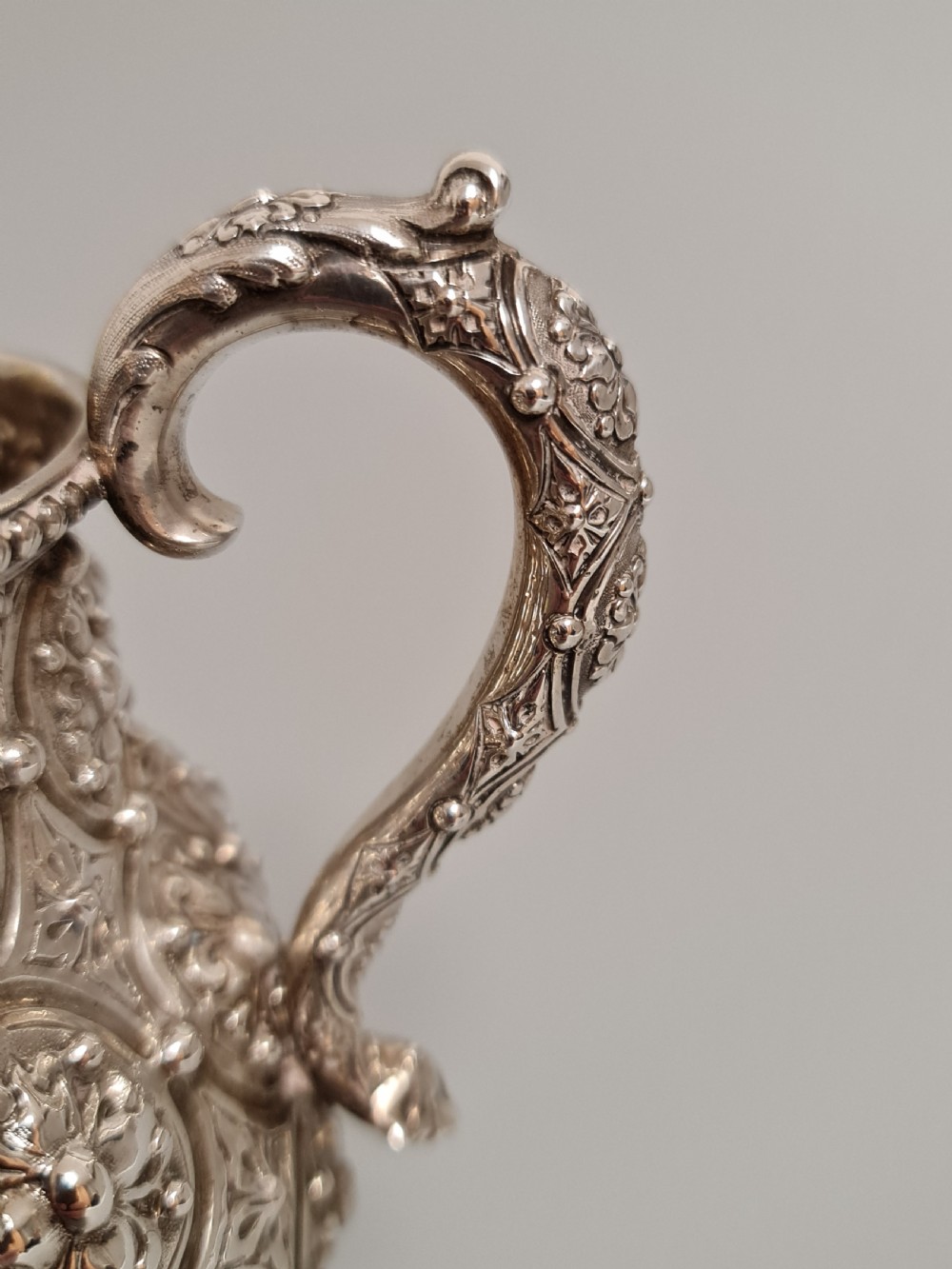 Monumental Robert Hennell HM Silver Sugar Basin 483gm  View VIII