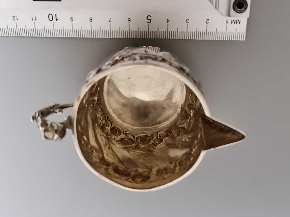 Interesting Wakely & Wheeler HM Silver Jug Lon 1892 View VII