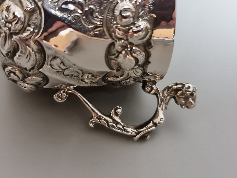 Interesting Wakely & Wheeler HM Silver Jug Lon 1892 View IX
