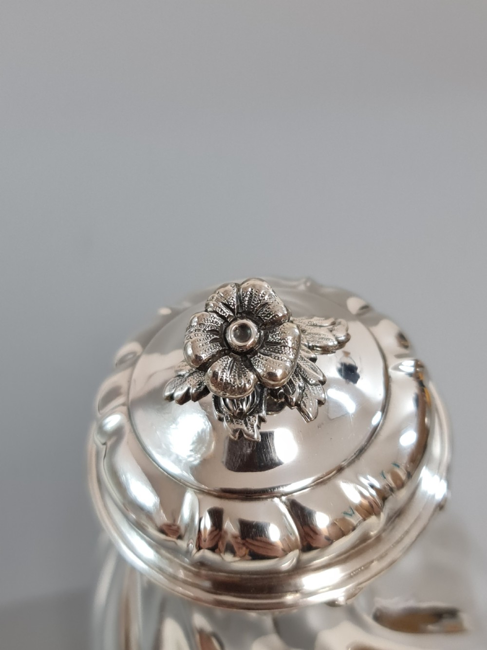 Beautiful A.Michelson Silver Tea Caddy c1900 View X