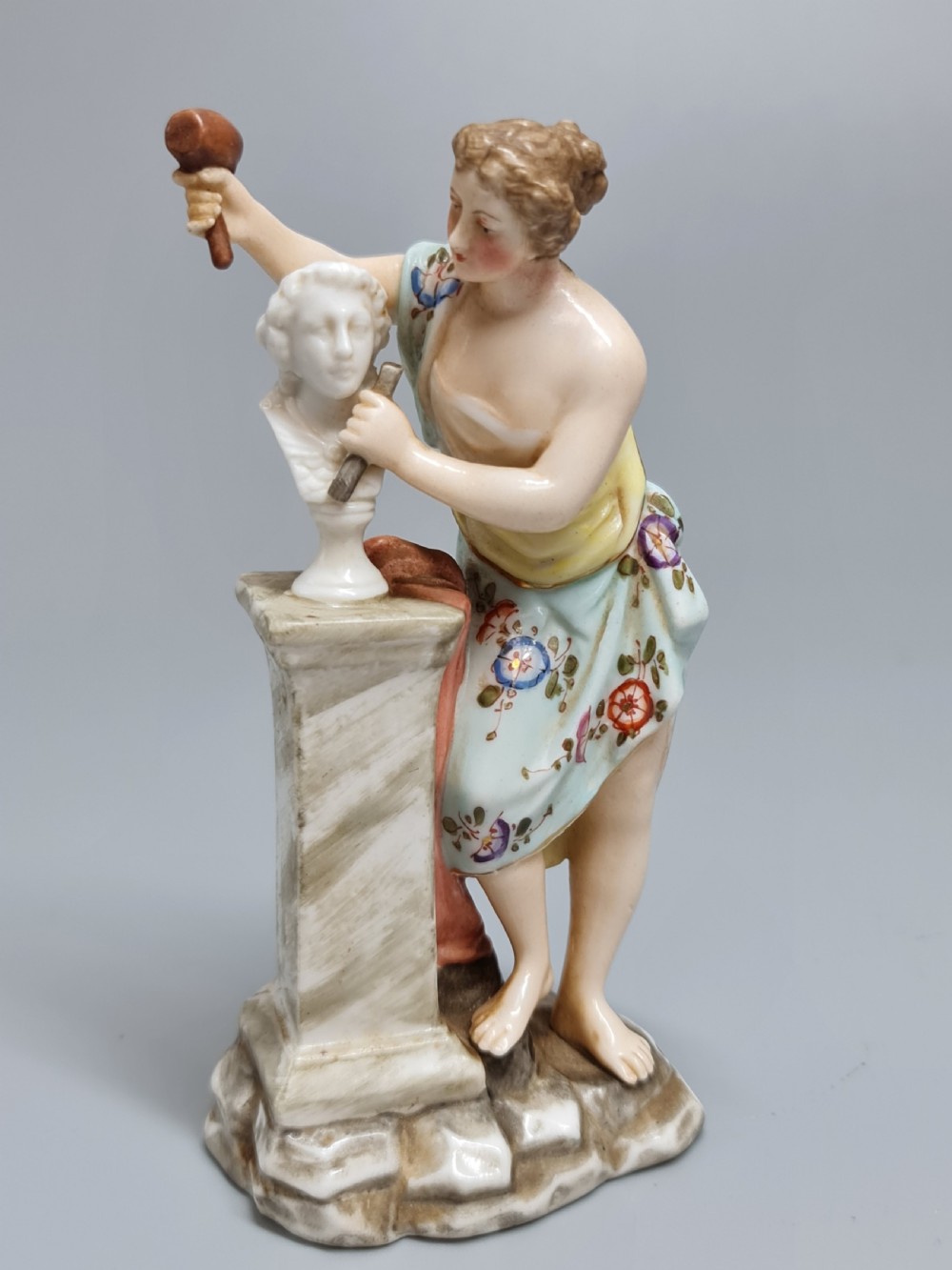 Attractive 19thc Volkstedt Figurine 