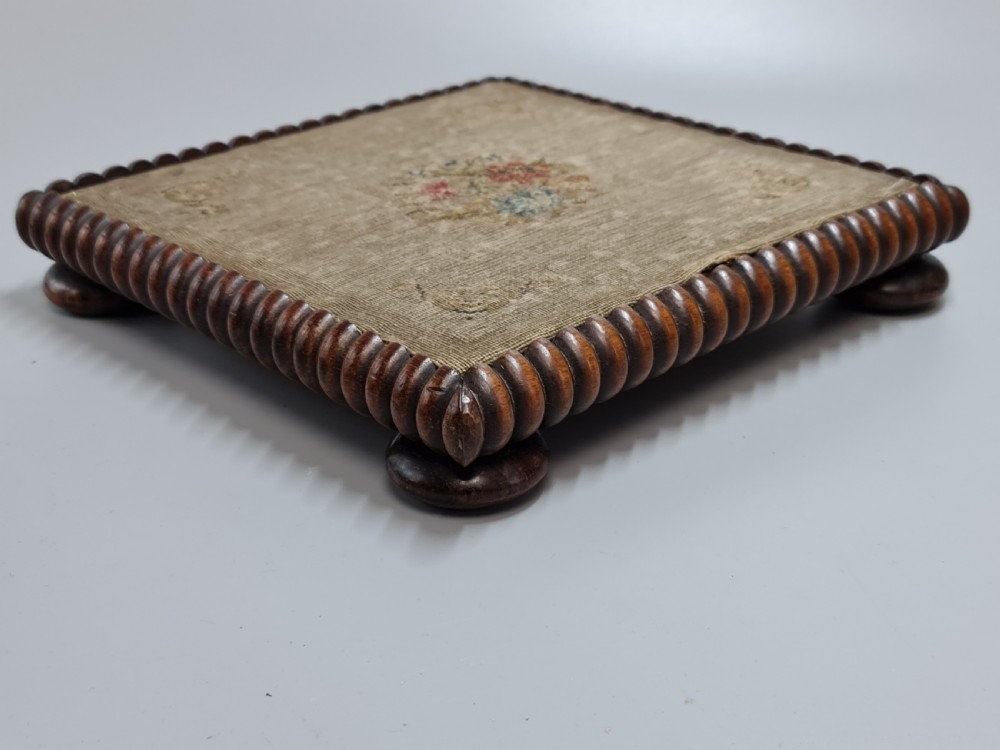 Antique Late Georgian Large Tea Pot Stand View IV