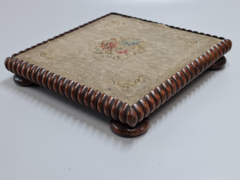 Antique Late Georgian Large Tea Pot Stand View V
