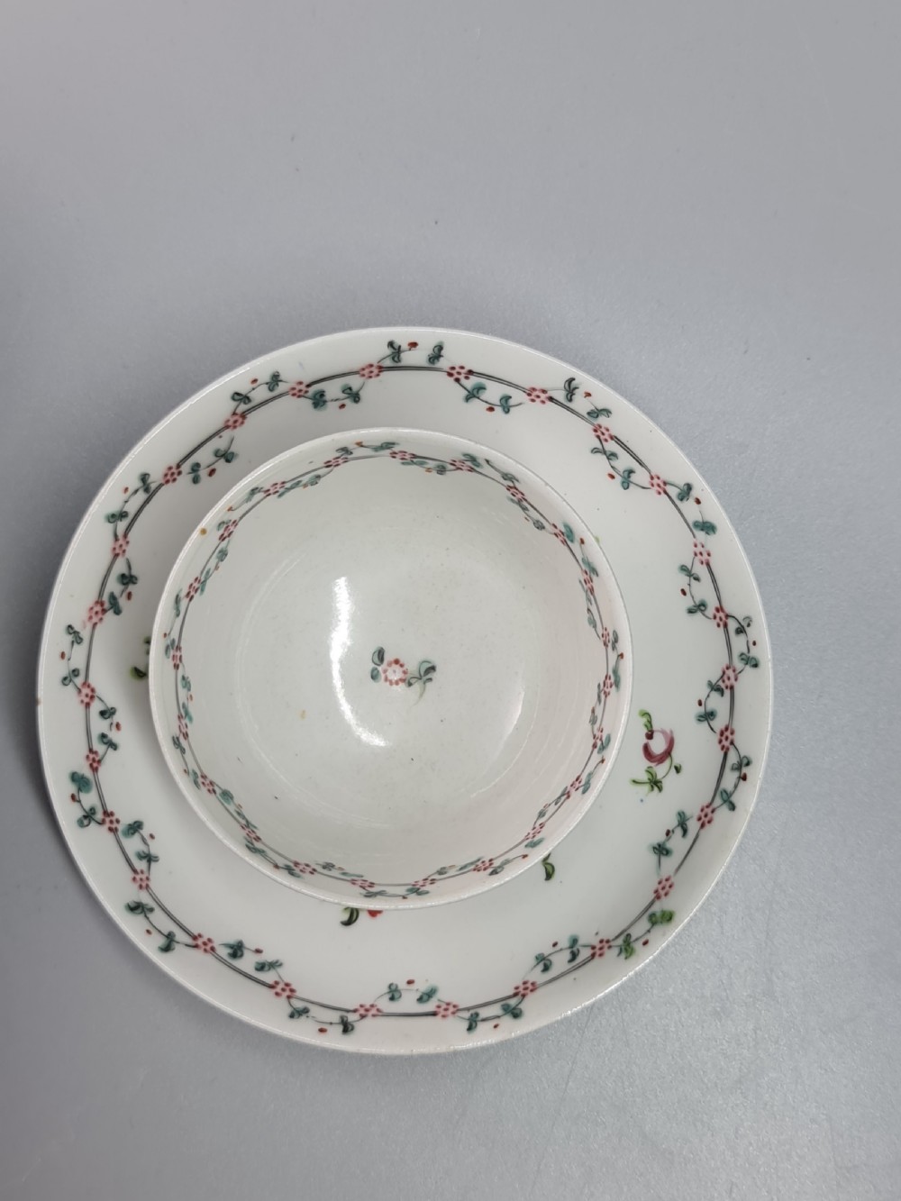 Fine 18th Century Tea Bowl & Saucer View II