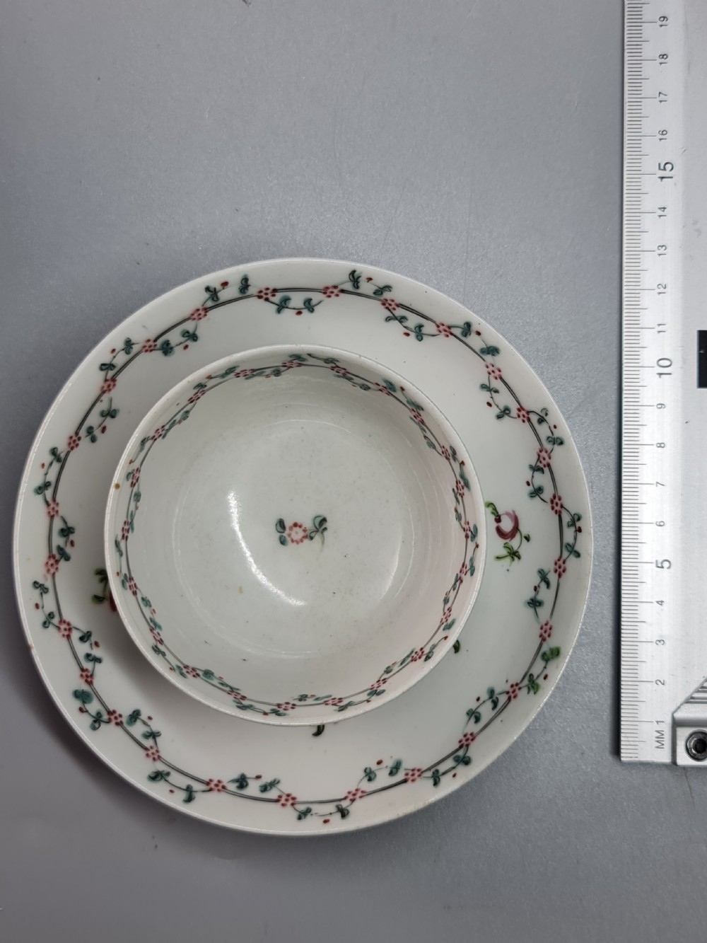 Fine 18th Century Tea Bowl & Saucer View III