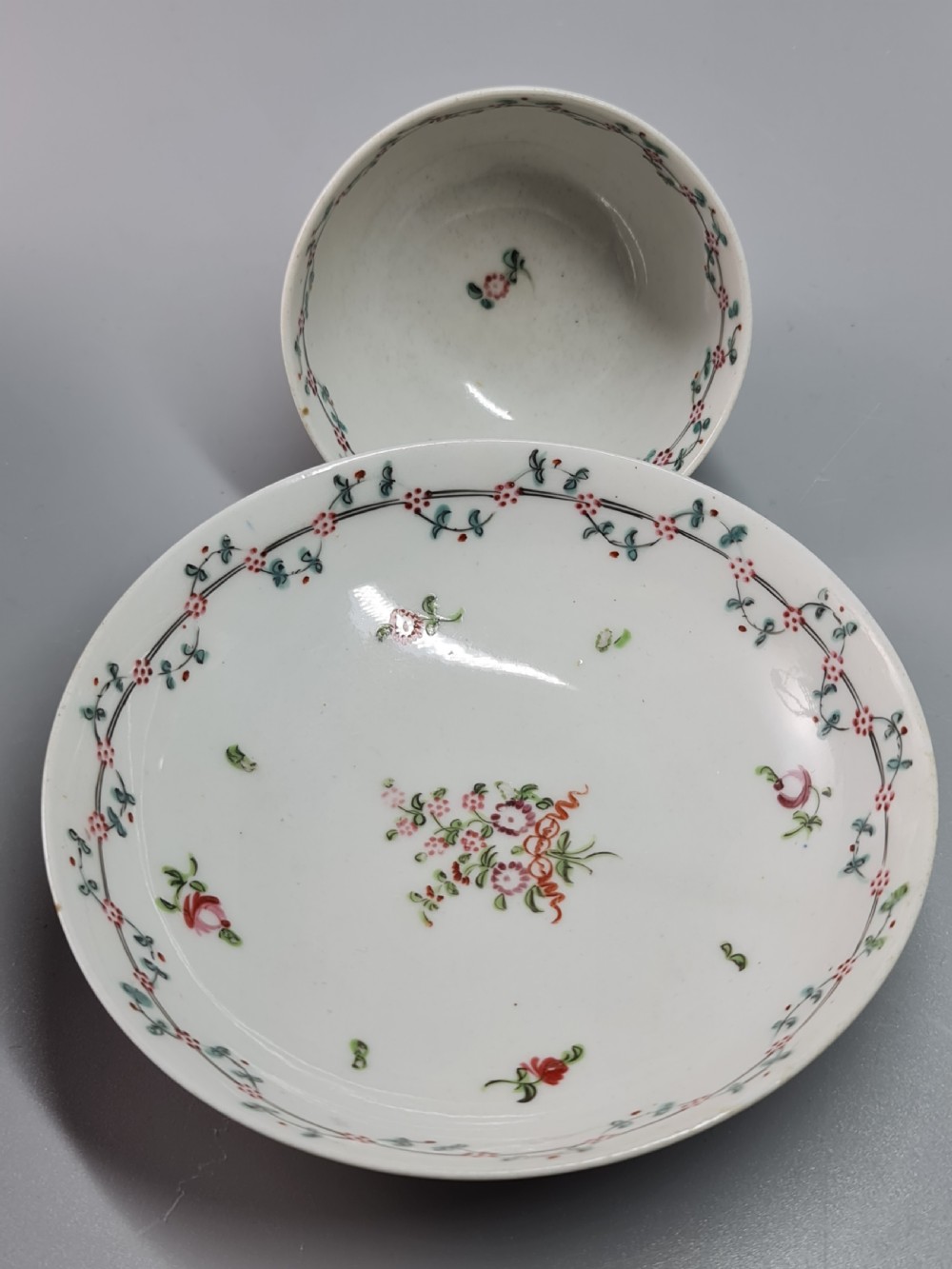 Fine 18th Century Tea Bowl & Saucer View IV