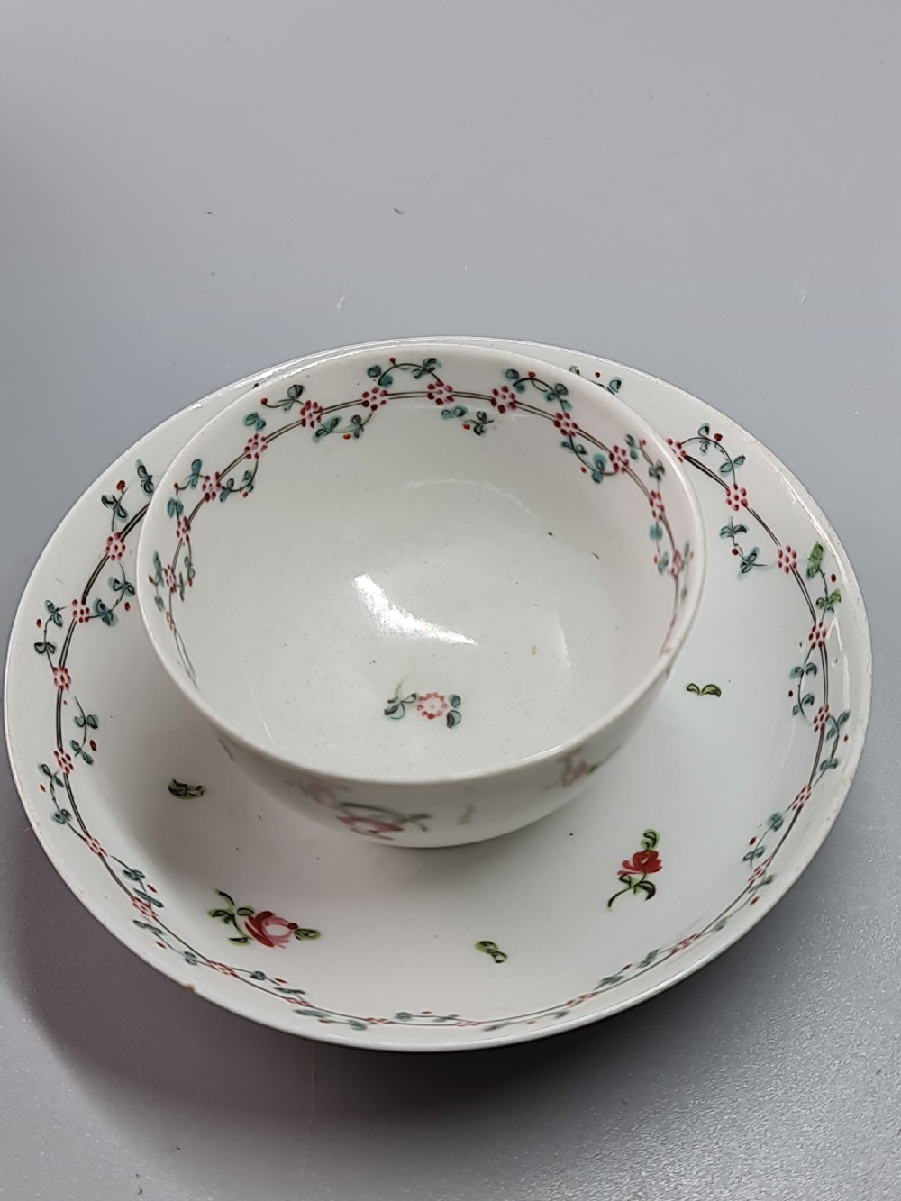 Fine 18th Century Tea Bowl & Saucer View VIII