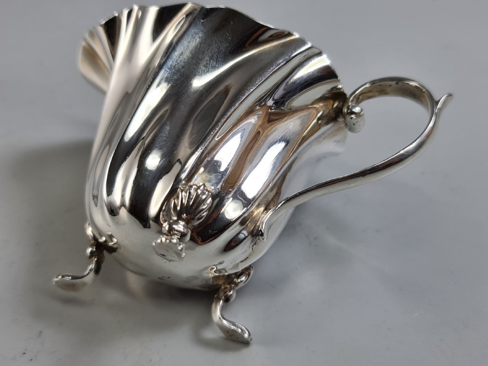 Beautiful HM Silver Naturalistic Jug c1901 Levesley Brothers (Thomas Levesley) View X