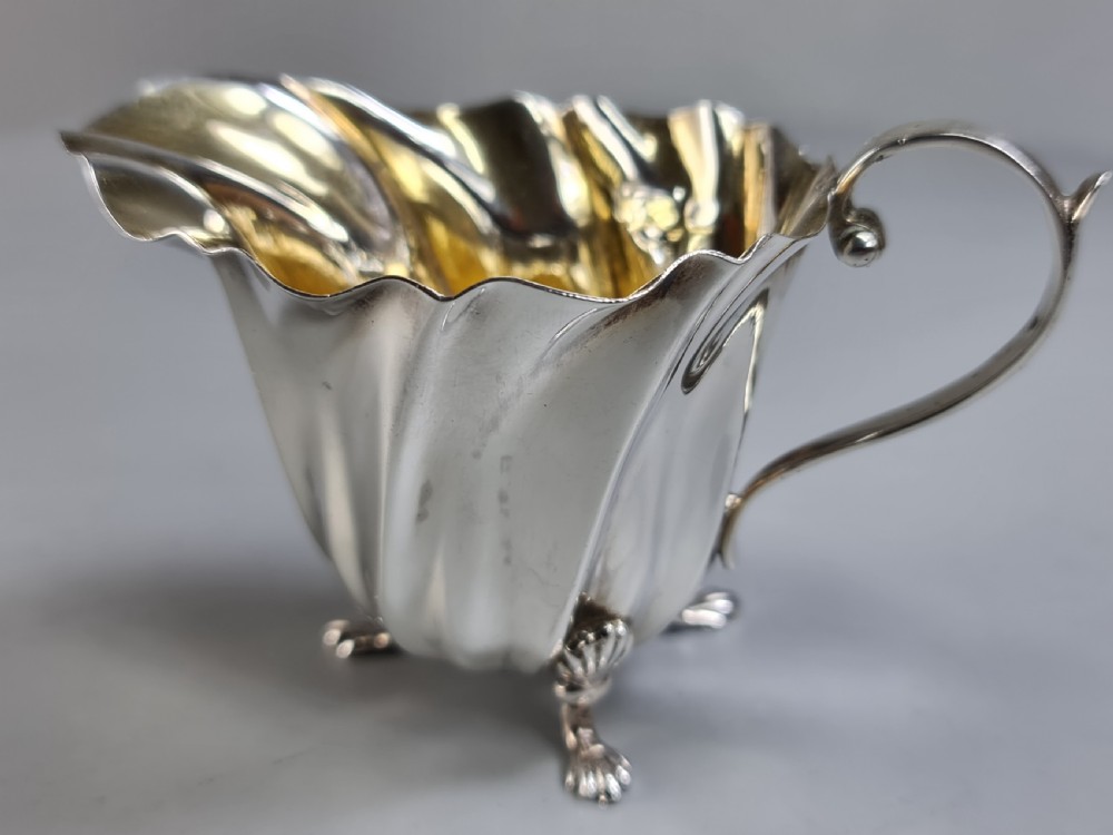 Beautiful HM Silver Naturalistic Jug c1901 Levesley Brothers (Thomas Levesley) View XII