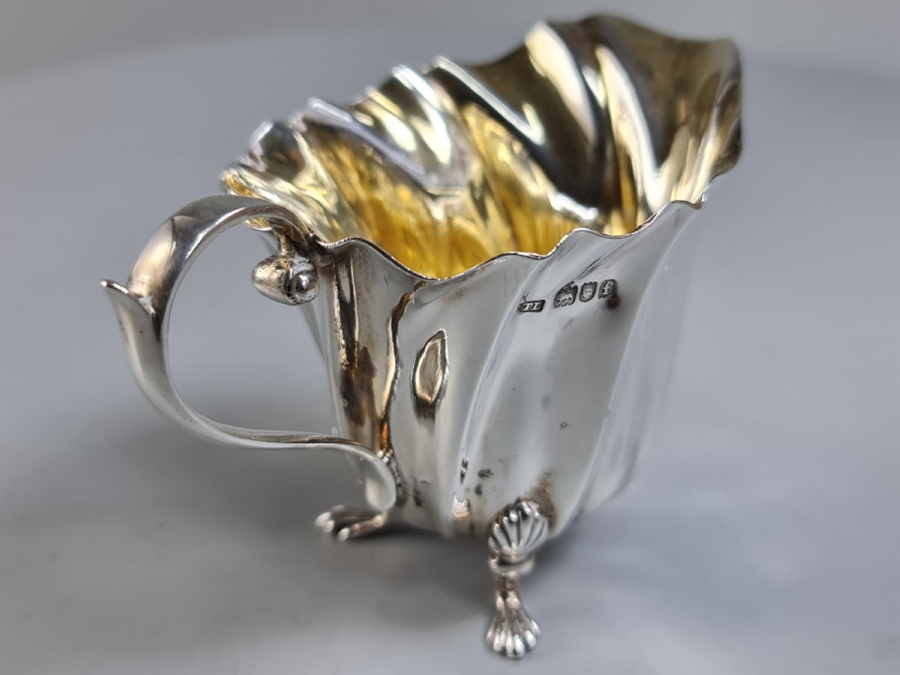 Beautiful HM Silver Naturalistic Jug c1901 Levesley Brothers (Thomas Levesley) View XIII
