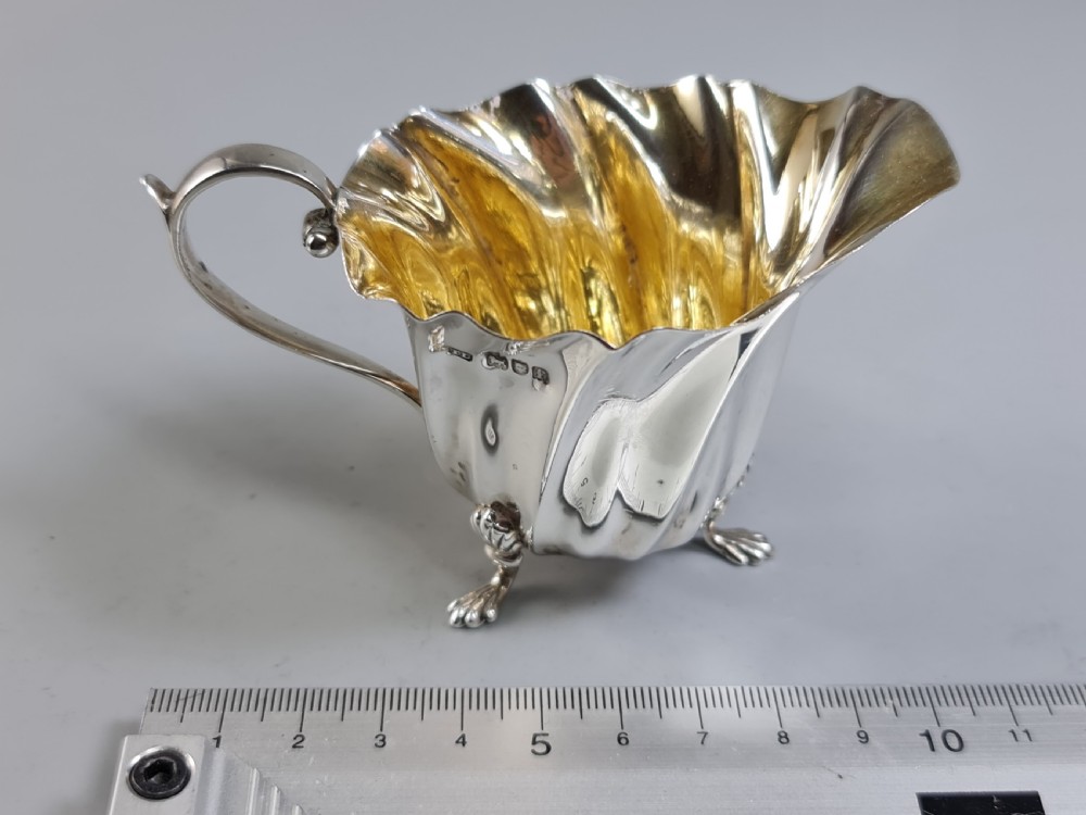 Beautiful HM Silver Naturalistic Jug c1901 Levesley Brothers (Thomas Levesley) View XV