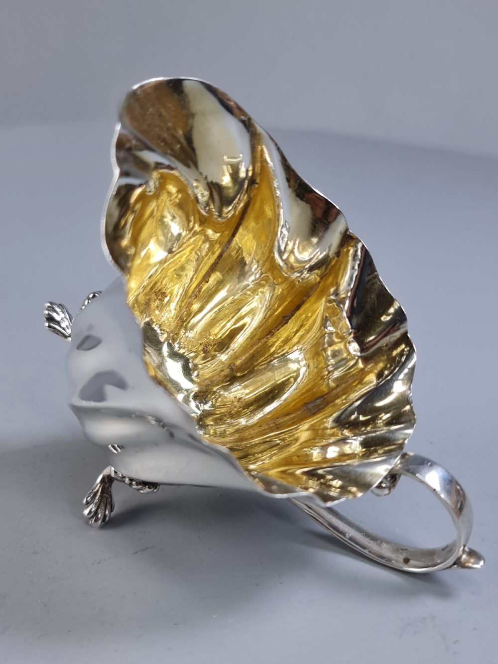 Beautiful HM Silver Naturalistic Jug c1901 Levesley Brothers (Thomas Levesley) View XVI