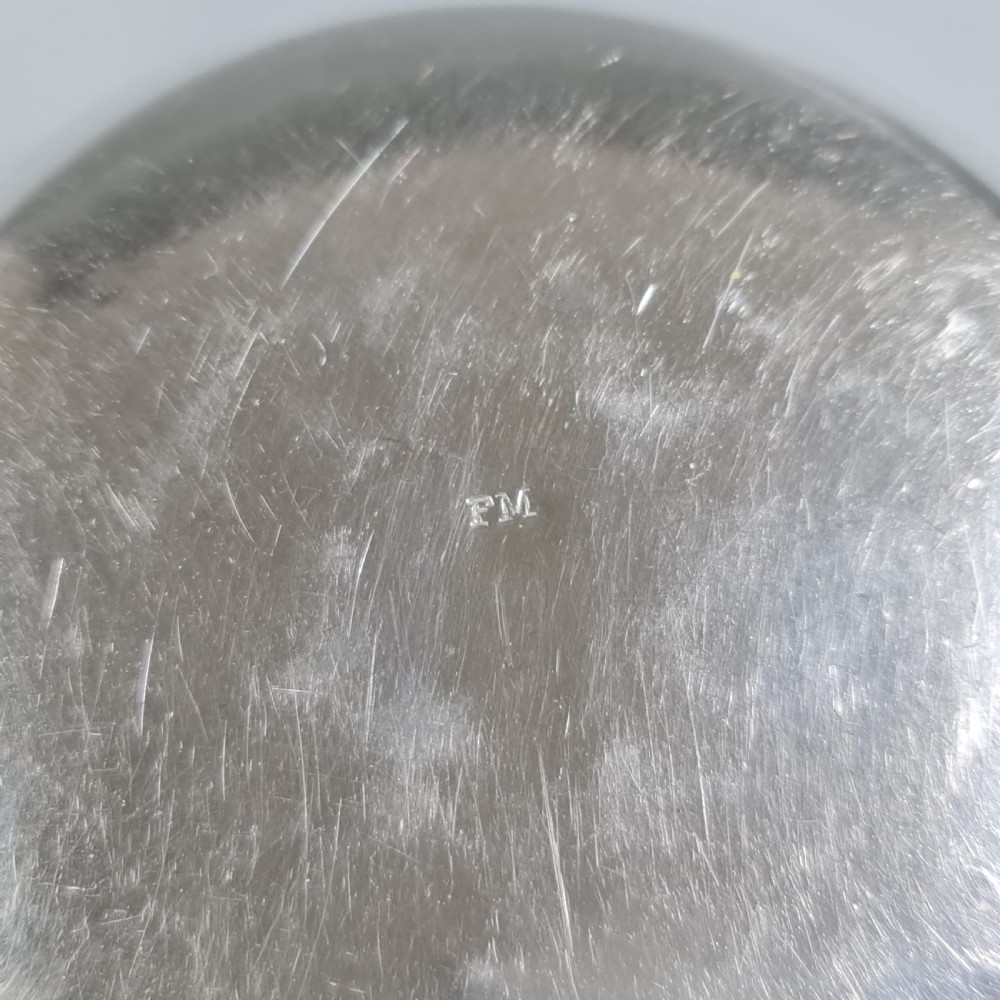 Stunning European Silver Dragonfly Bowl c1920s signed 'FM' View VIII