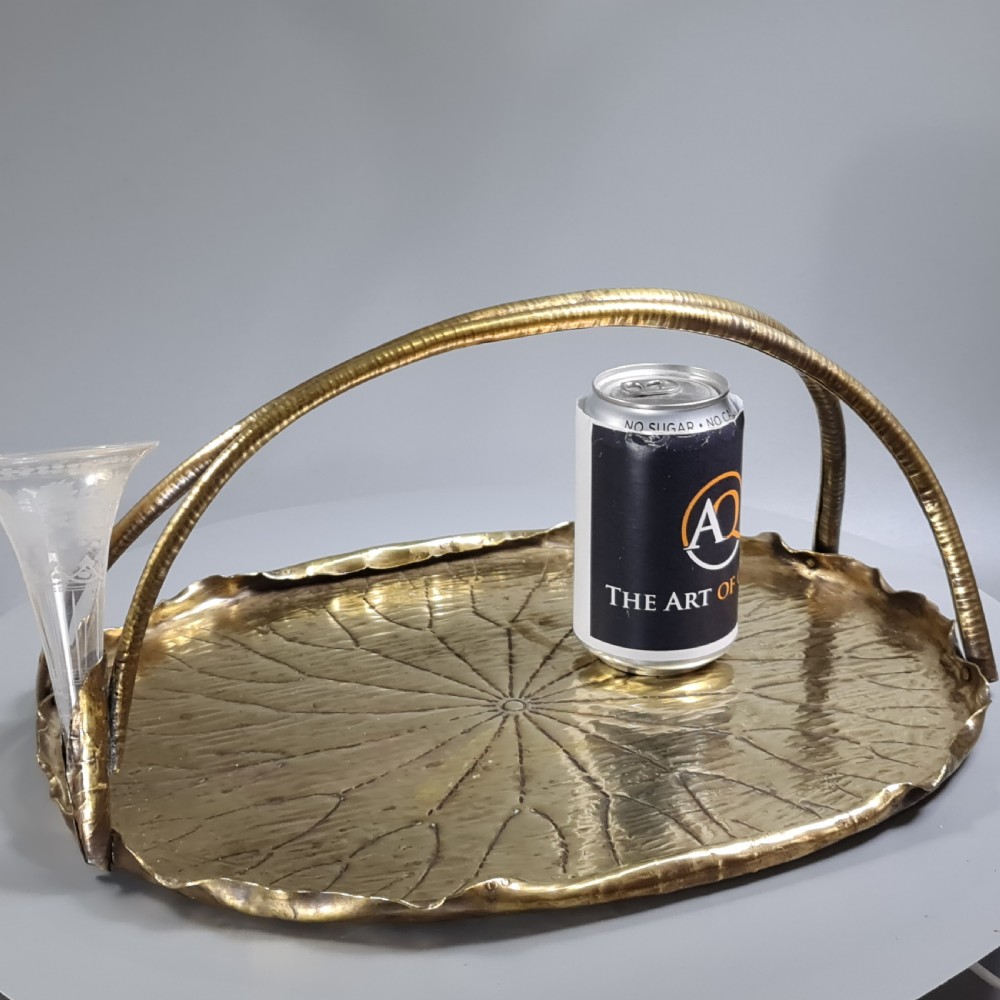 Fabulous Large Arts & Crafts Brass Tray & Epergne 'Kunzles