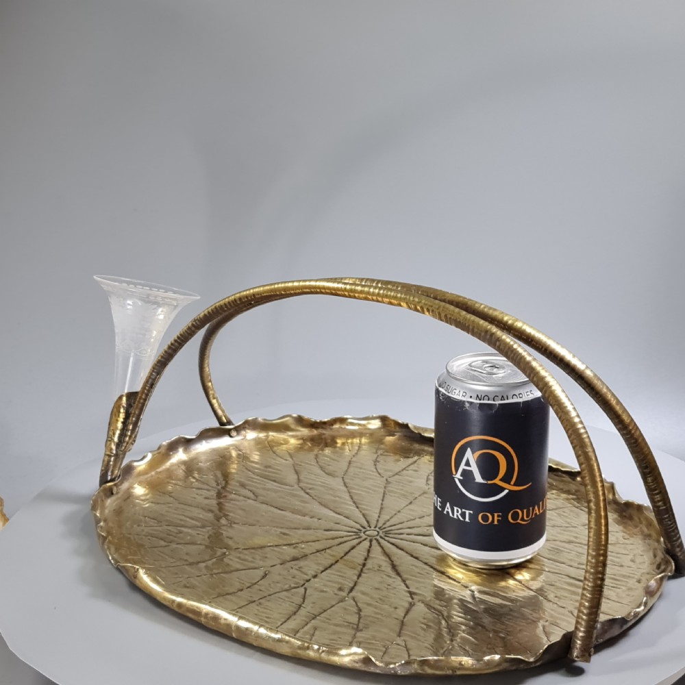 Fabulous Large Arts & Crafts Brass Tray & Epergne 'Kunzles
