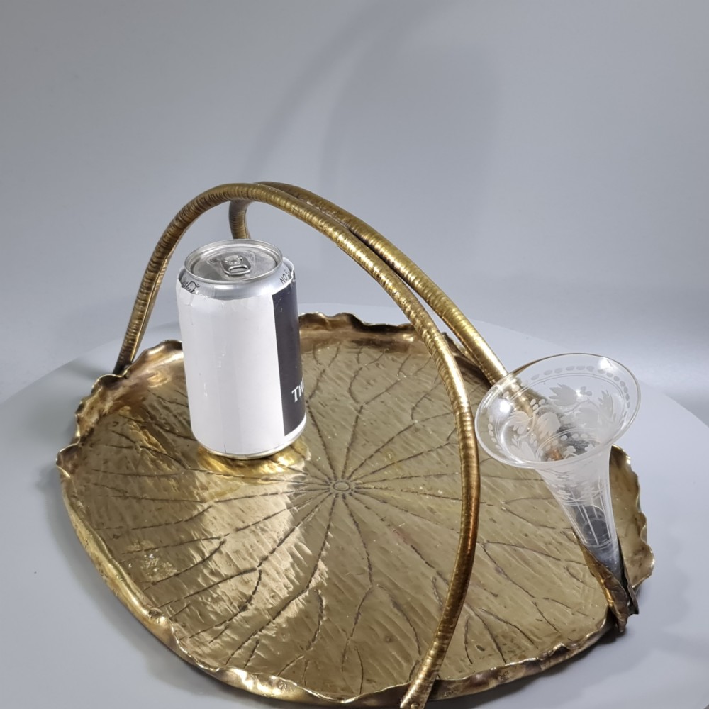 Fabulous Large Arts & Crafts Brass Tray & Epergne 'Kunzles
