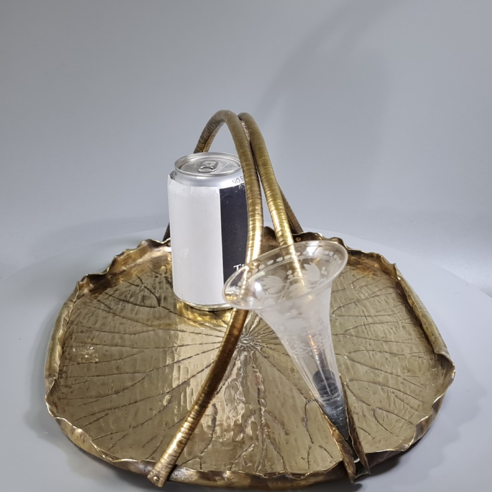Fabulous Large Arts & Crafts Brass Tray & Epergne 'Kunzles