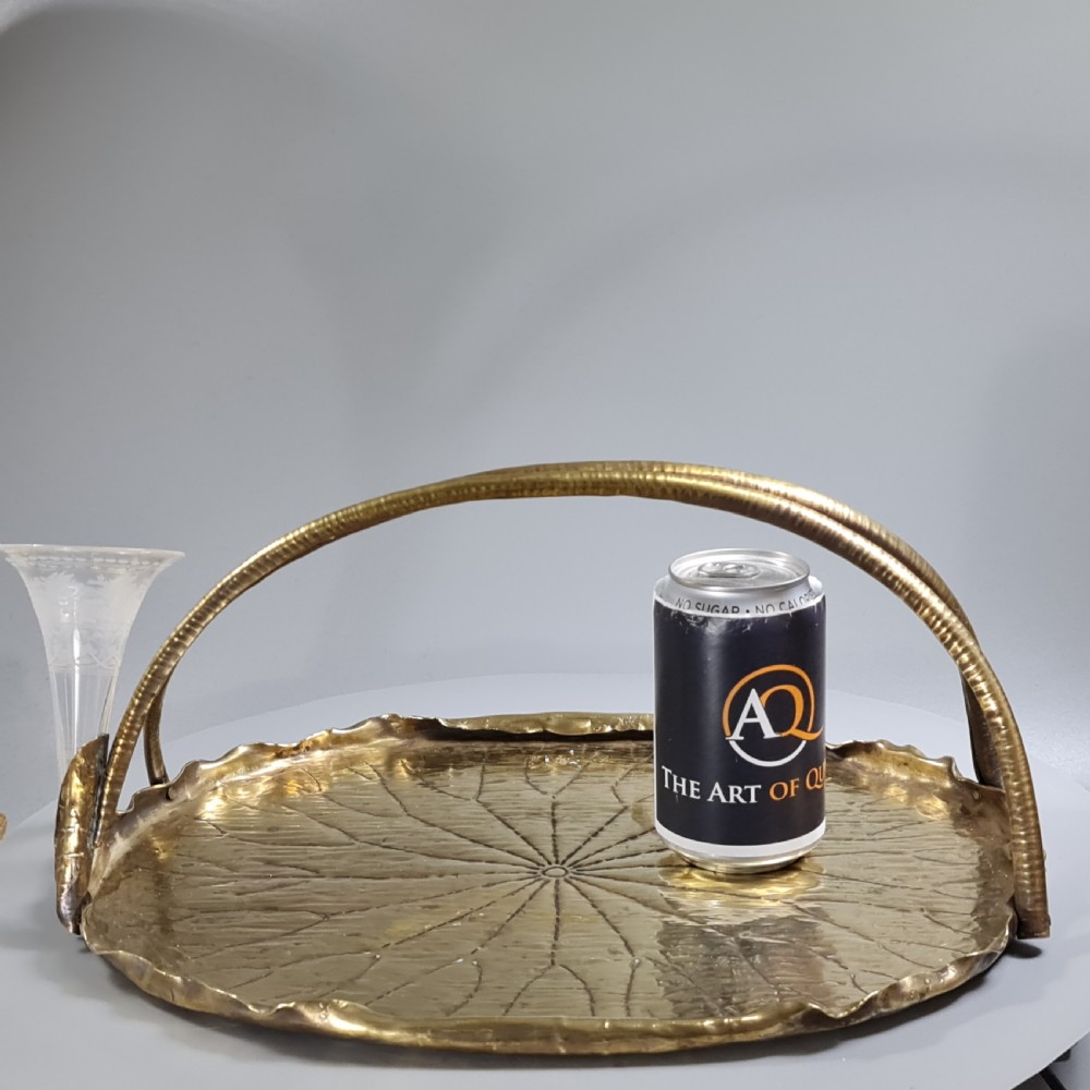 Fabulous Large Arts & Crafts Brass Tray & Epergne 'Kunzles