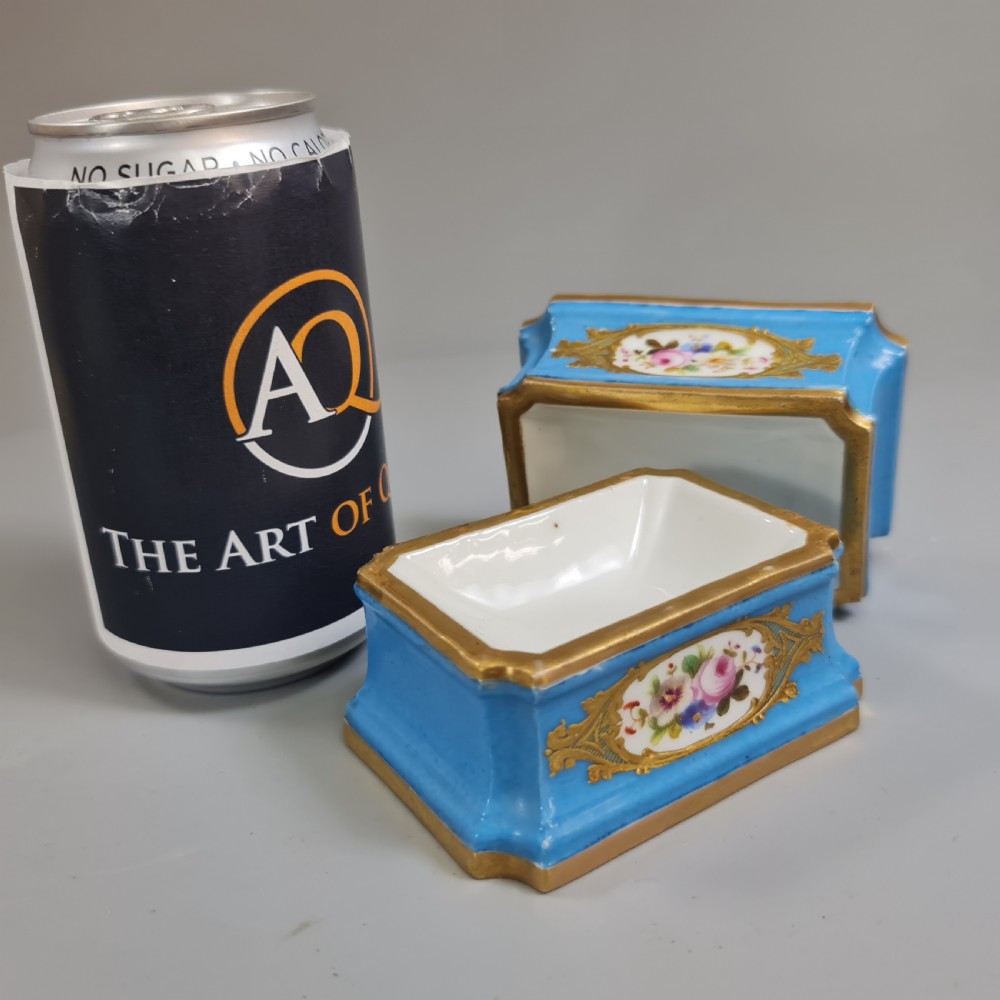Fabulous French 18thc Pair of Porcelain Salts - Sevres View IV