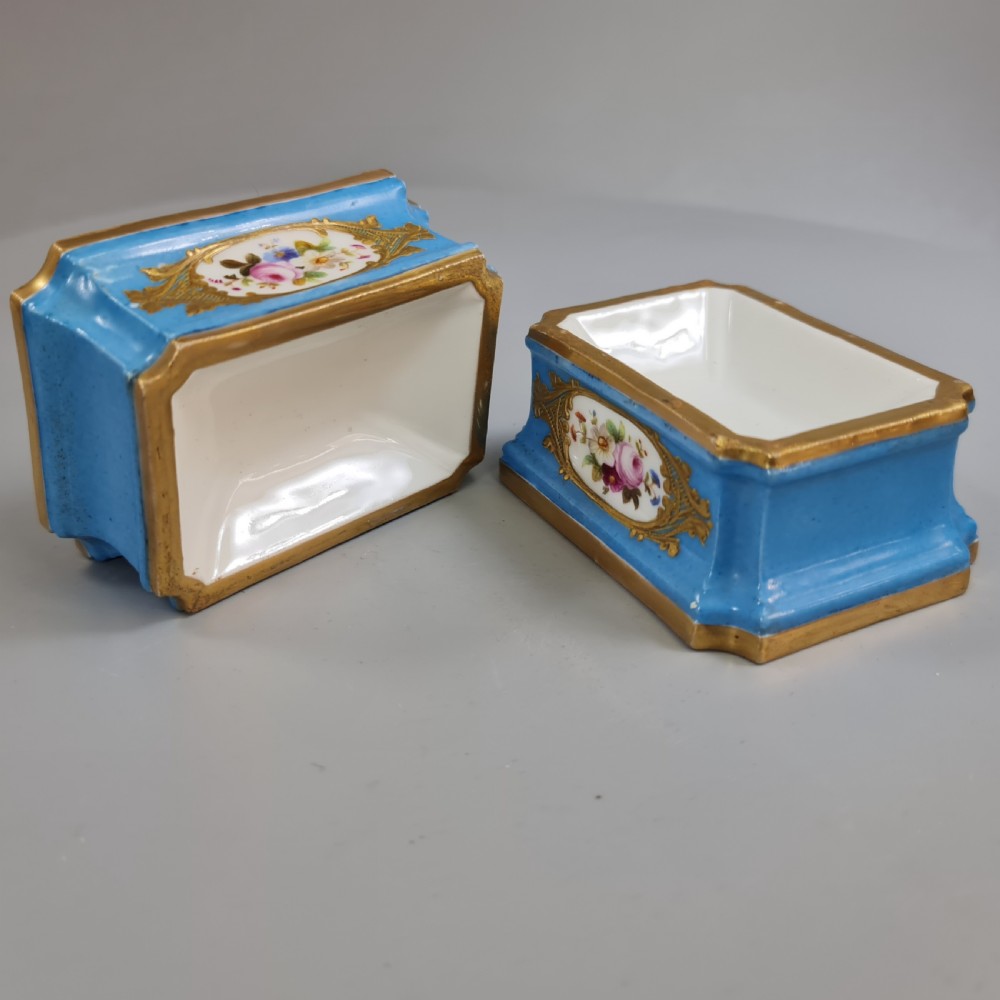 Fabulous French 18thc Pair of Porcelain Salts - Sevres View XI
