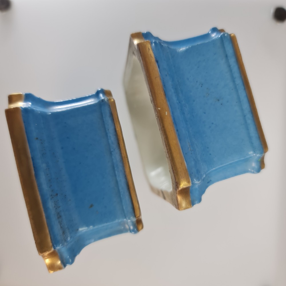 Fabulous French 18thc Pair of Porcelain Salts - Sevres View XVII