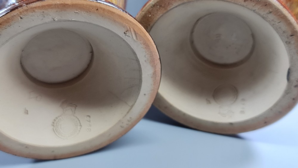 Large & Impressive Doulton Autumnal Vases View II
