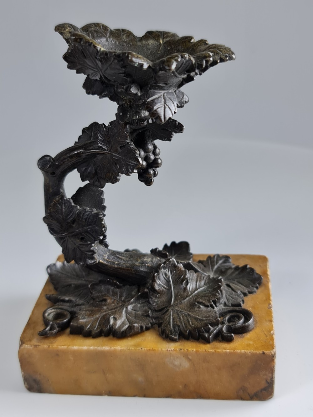 Detailed 19thc Bronze Incense Dish View III