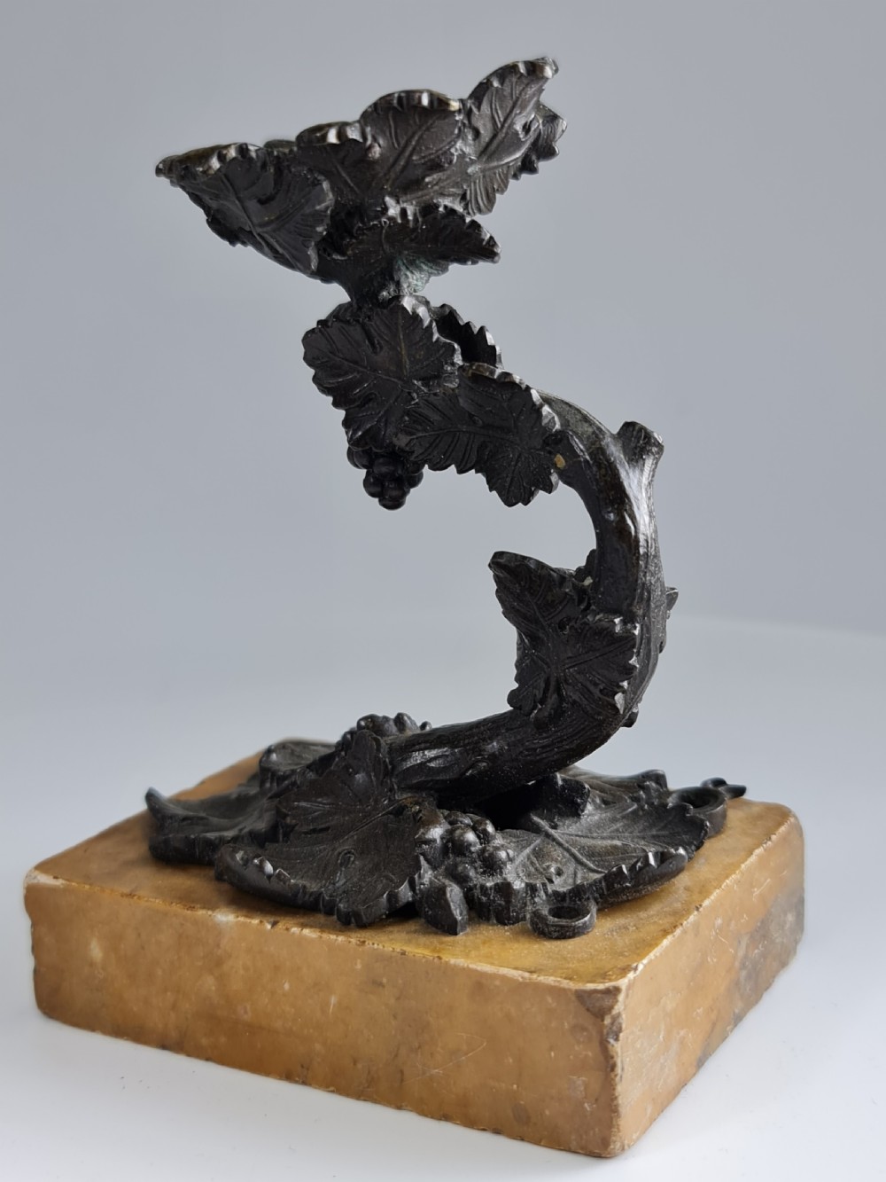 Detailed 19thc Bronze Incense Dish View VI