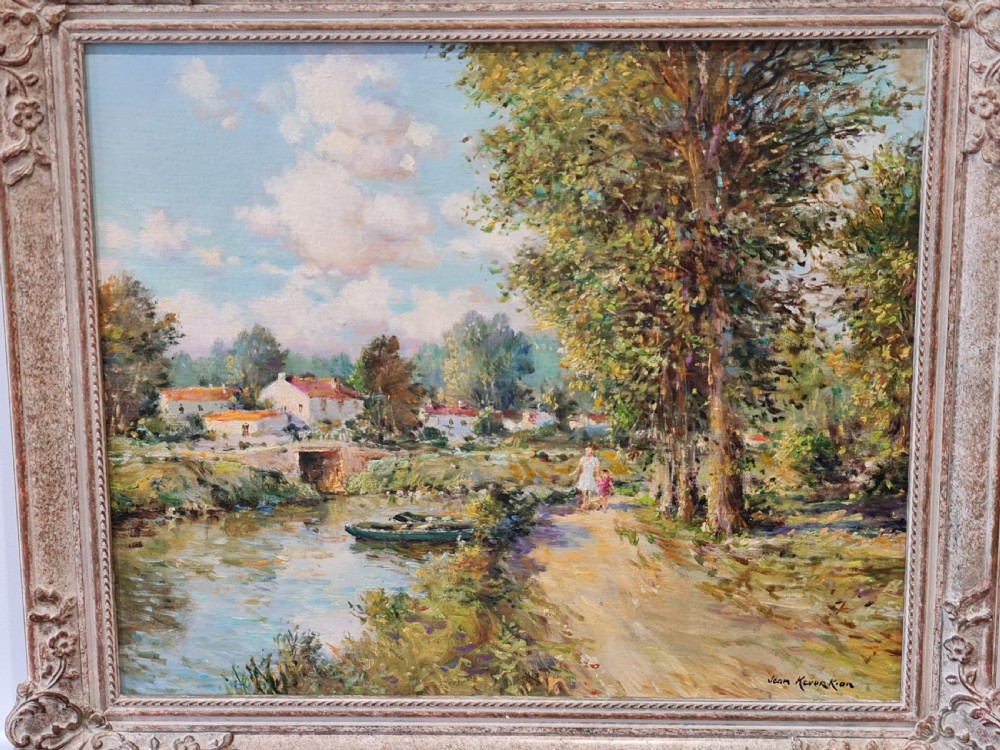 Superb Signed Impressionist Oil by 'Jean Kevorkian' bn.1933  View II