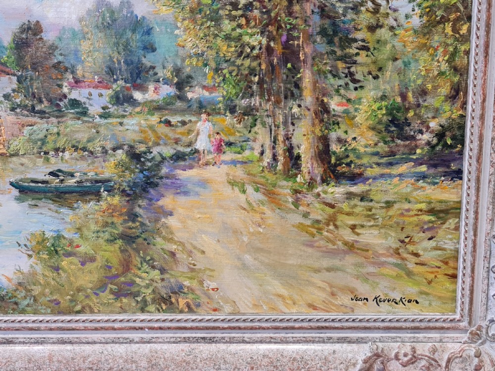 Superb Signed Impressionist Oil by 'Jean Kevorkian' bn.1933  View III