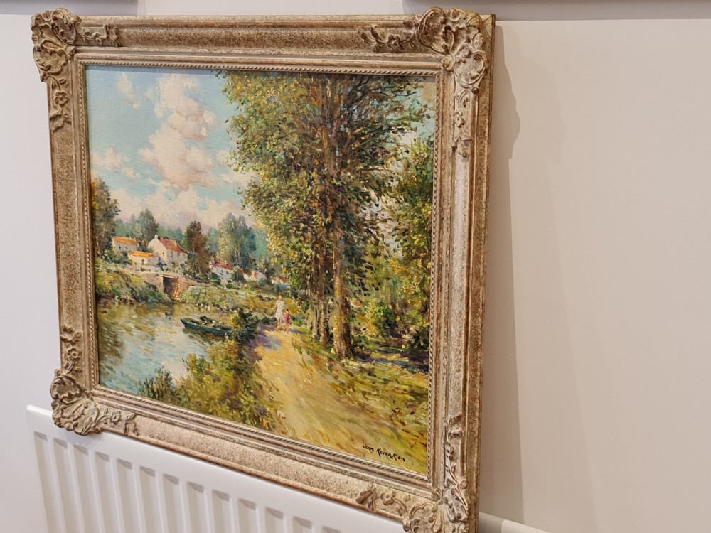 Superb Signed Impressionist Oil by 'Jean Kevorkian' bn.1933  View IV