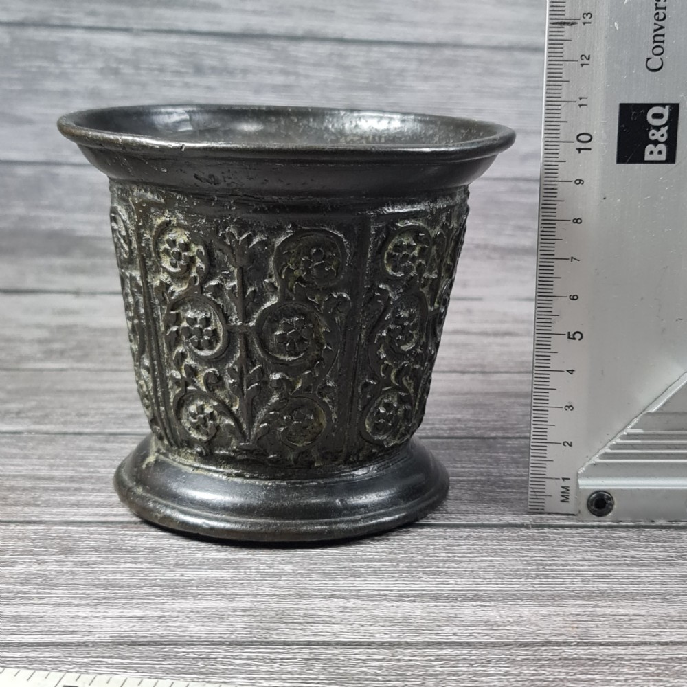 Beautiful late 18th Century Bronze Mortar View VIII