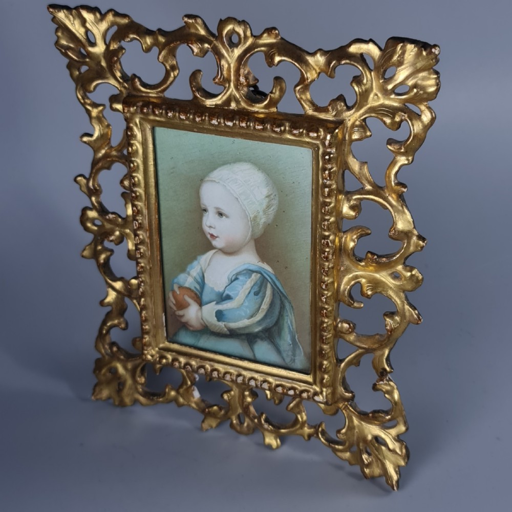 Stunning Late 19thc Florentine Italian Carved & Gilded Frame View II